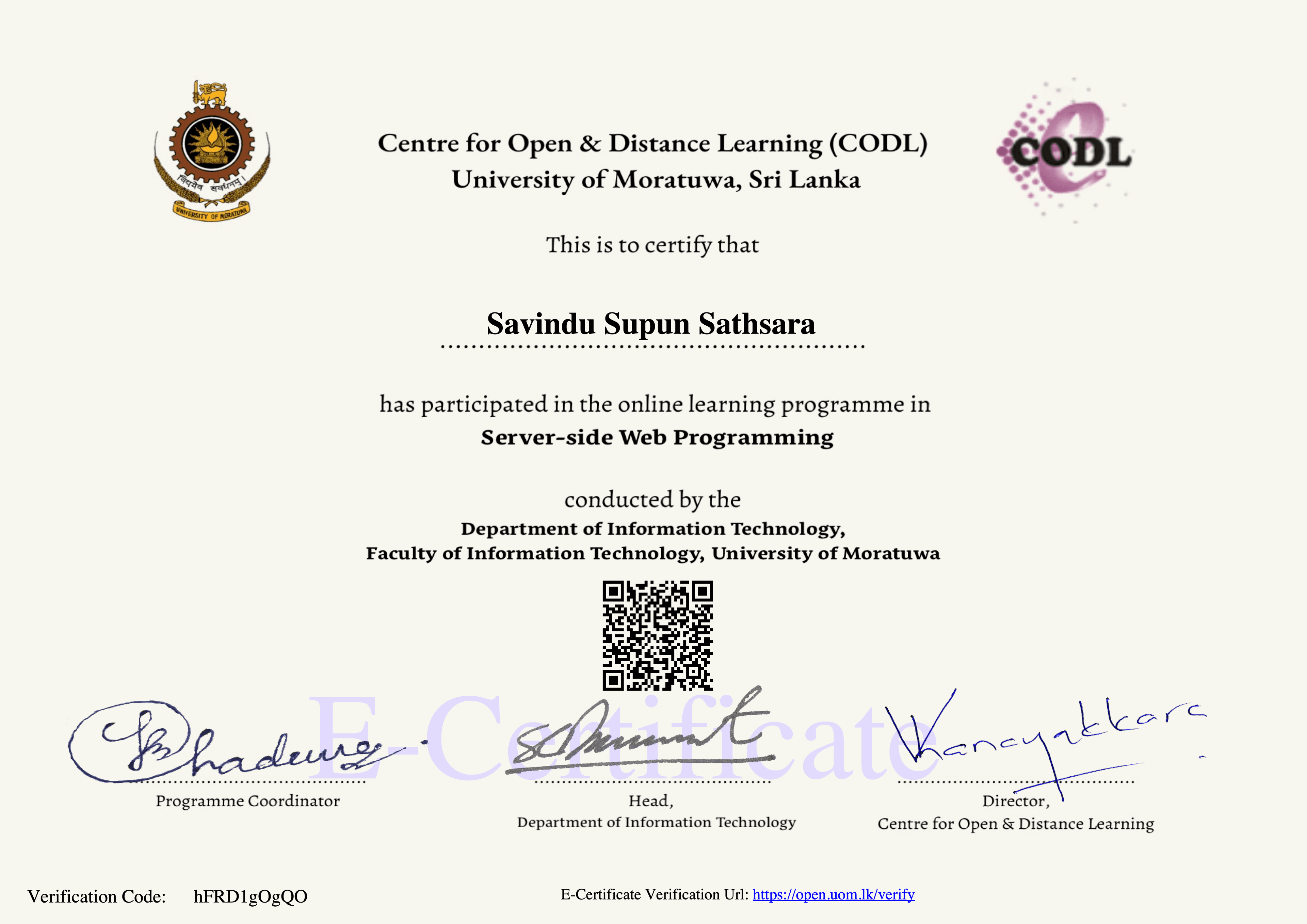 Server-Side Web Development